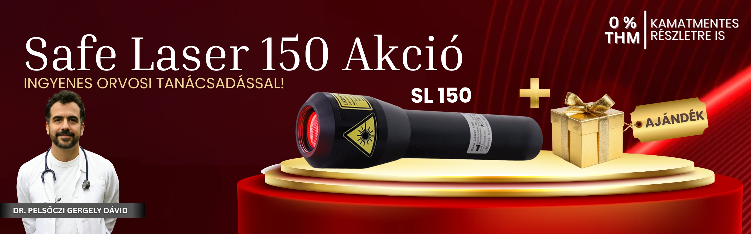 Safe Laser 150 ajándék orvosi tanácsadással asztali terapia24.hu