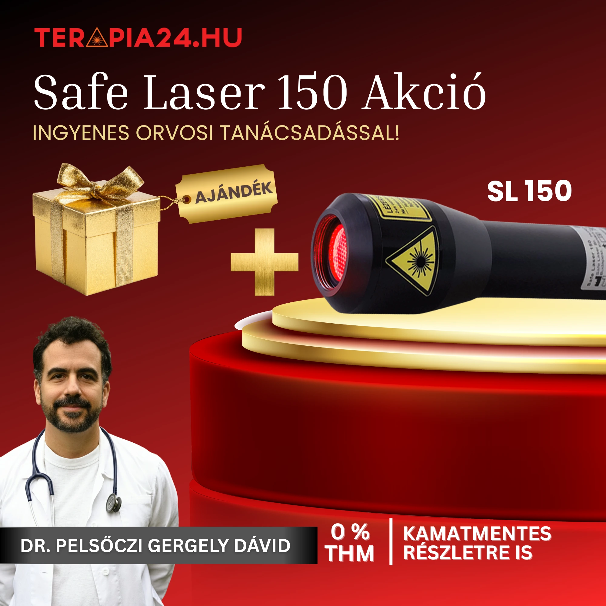 Safe Laser 150 ajándék orvosi tanácsadással terapia24.hu