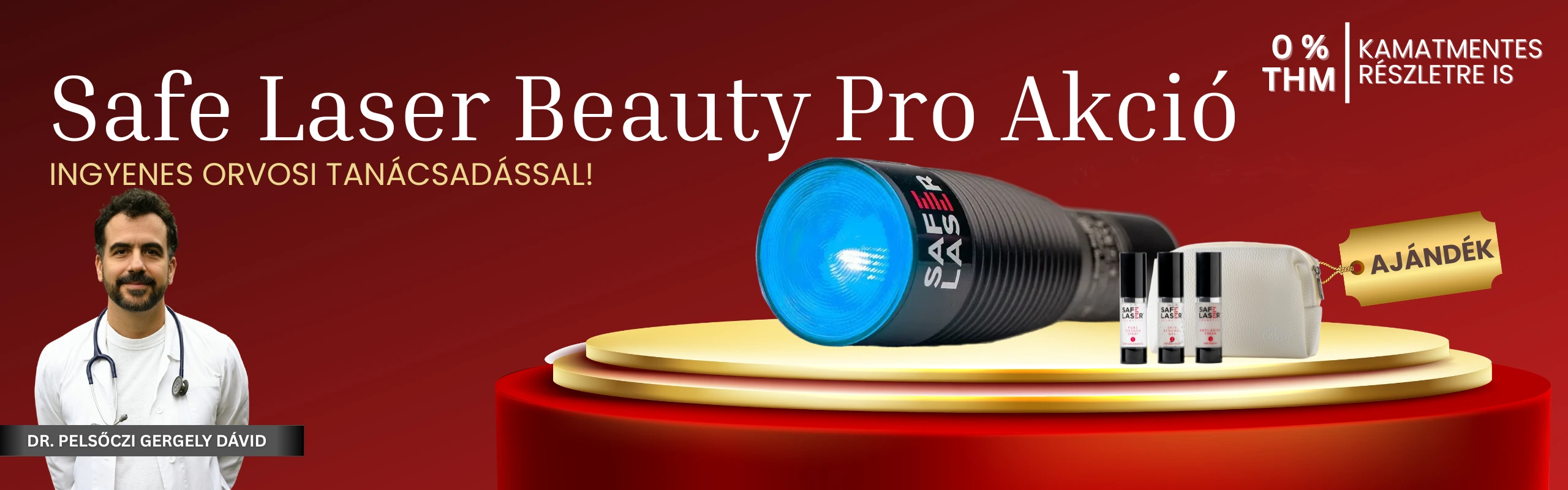 Safe Laser Beauty Pro ajándék cosmetics terapia24.hu